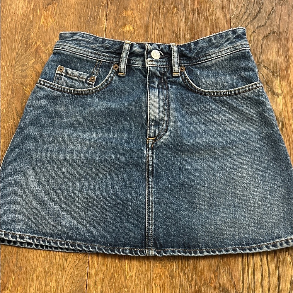 Acne Studio Denim mini skirt size 23